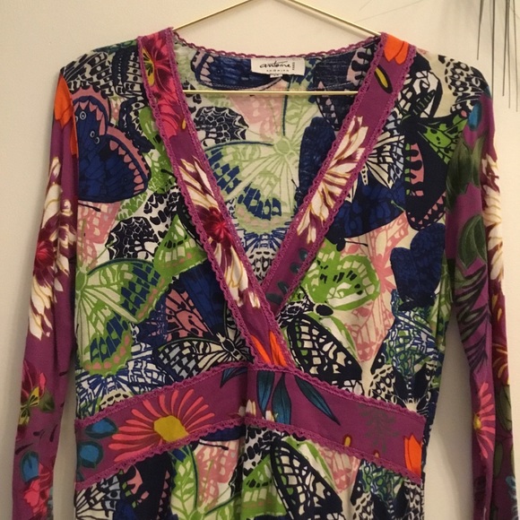 Antoine Akoplan Paris Multicolor Long Sleeve dress - Picture 1 of 7